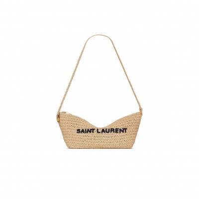 YSL LE RAFIA CROSSBODY BAG 667490GAAA32099 (26*14*14.5cm)